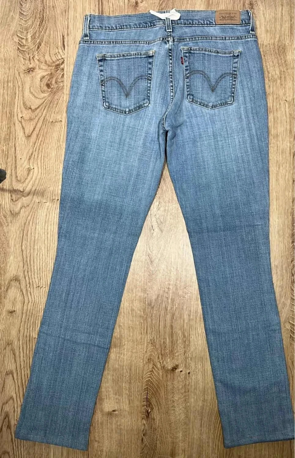 Jean Levi's 515 Boot Cut Taille 12 Long Vintage Bleu Clair Lvf 030 – photo 7